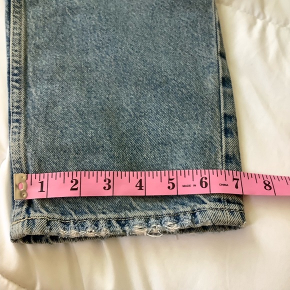 We the Free Jeans Womens Size 31 High Rise Denim Jeans 31”x28” Distressed - Picture 7 of 11